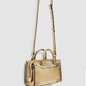 ISO ZARA GOLDEN BOWLING BAG